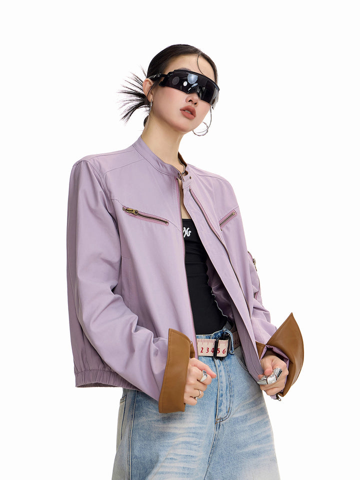 y2k-kawaii-fashion-Moto Zip Jacket-Pinky Dollz