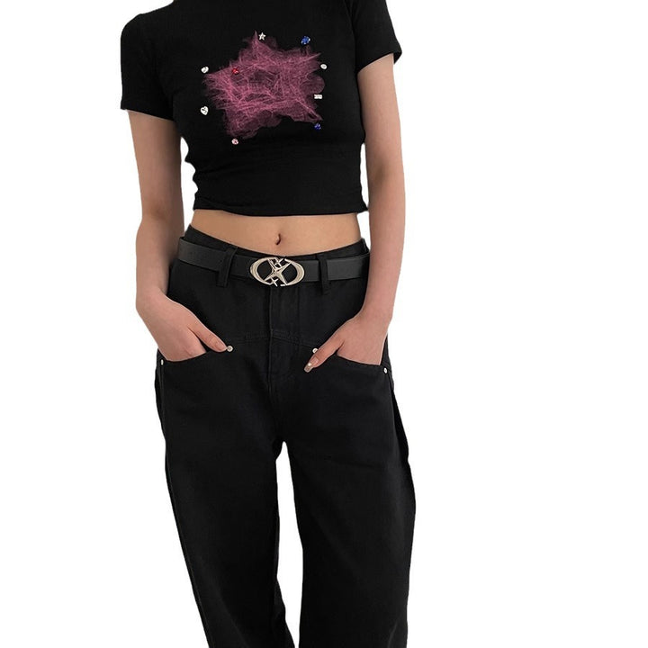 y2k-kawaii-fashion-Y2K Buckle Belt-Pinky Dollz