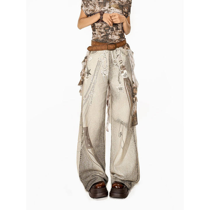 y2k-kawaii-fashion-Lightwash Wide Leg Jeans-Pinky Dollz