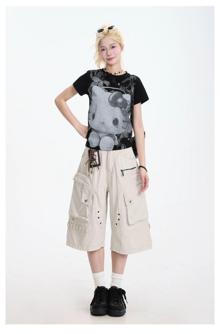 y2k-kawaii-fashion-Hello Kitty T Shirt-Pinky Dollz