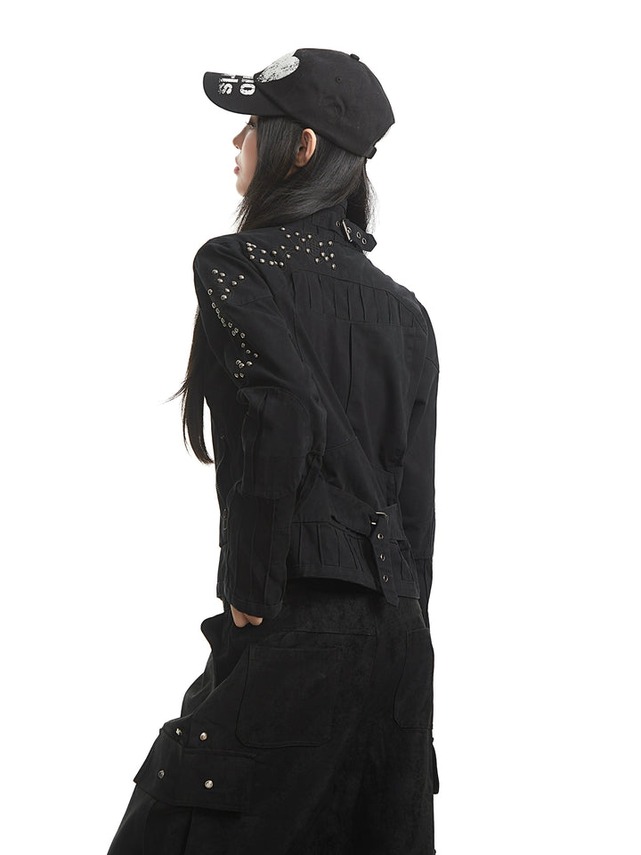 y2k-kawaii-fashion-Military Cargo Jacket-Pinky Dollz