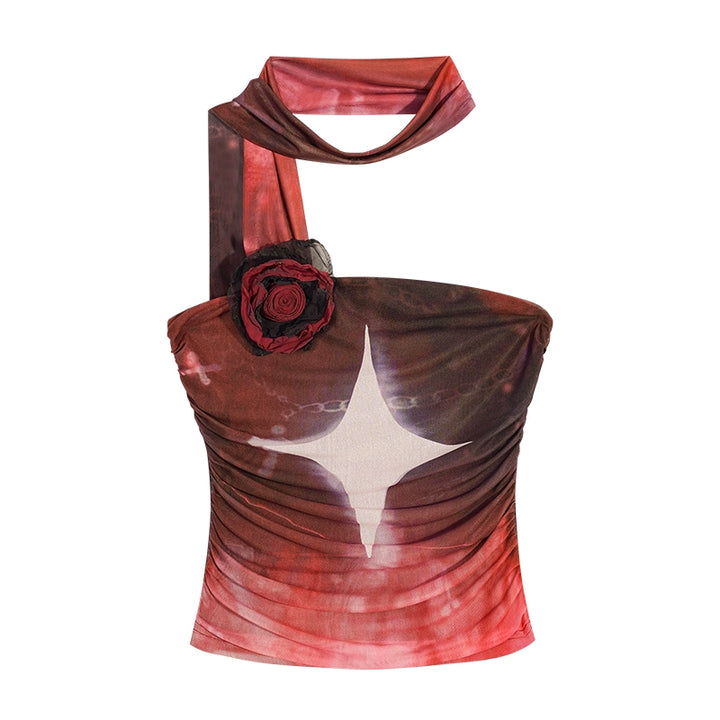 y2k-kawaii-fashion-Cosmic Mesh 3-Piece Set-Pinky Dollz