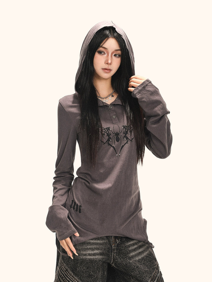 y2k-kawaii-fashion-Y2K Hooded Top-Pinky Dollz