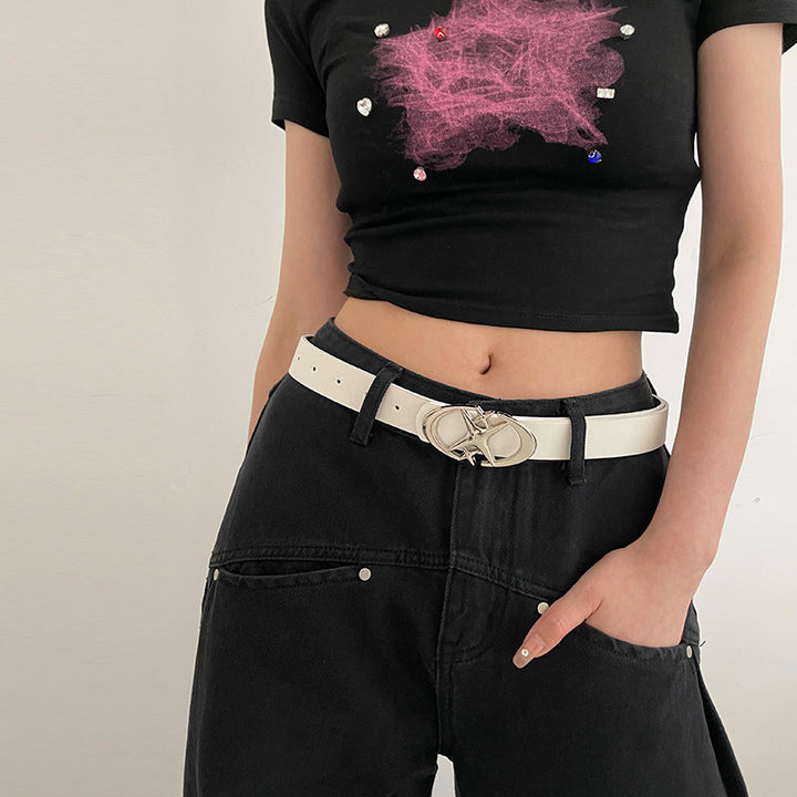 y2k-kawaii-fashion-Y2K Buckle Belt-Pinky Dollz