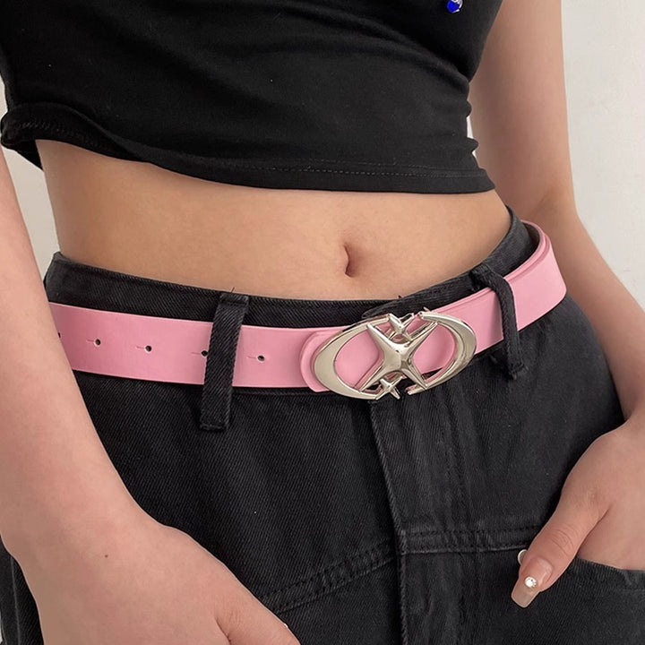 y2k-kawaii-fashion-Y2K Buckle Belt-Pinky Dollz