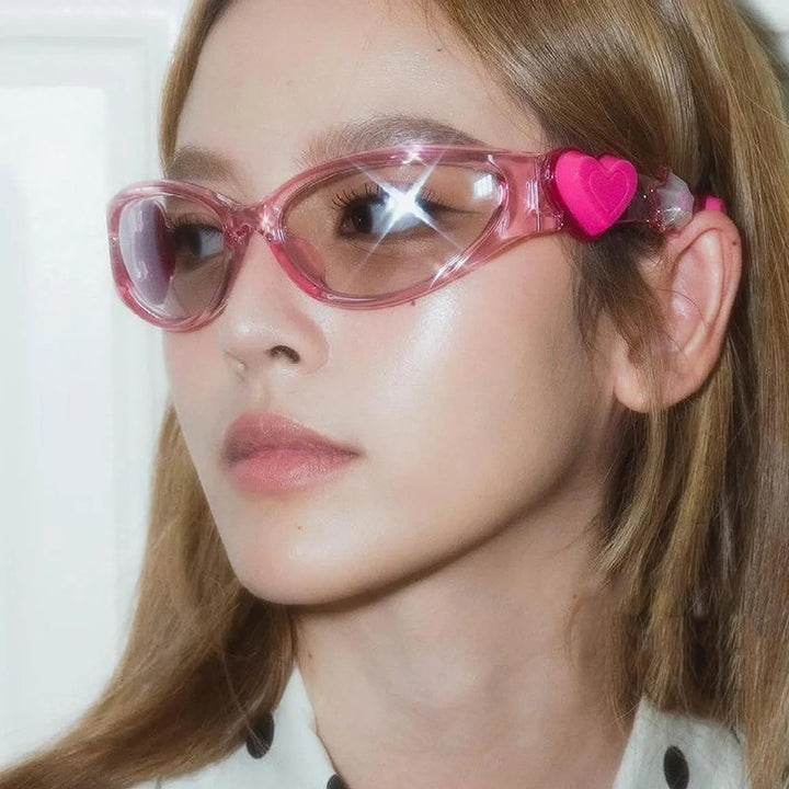 y2k-kawaii-fashion-Heart Jelly Sunglasses-Pinky Dollz