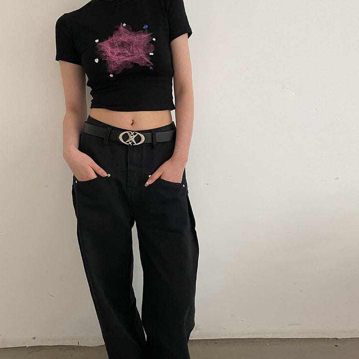 y2k-kawaii-fashion-Y2K Buckle Belt-Pinky Dollz