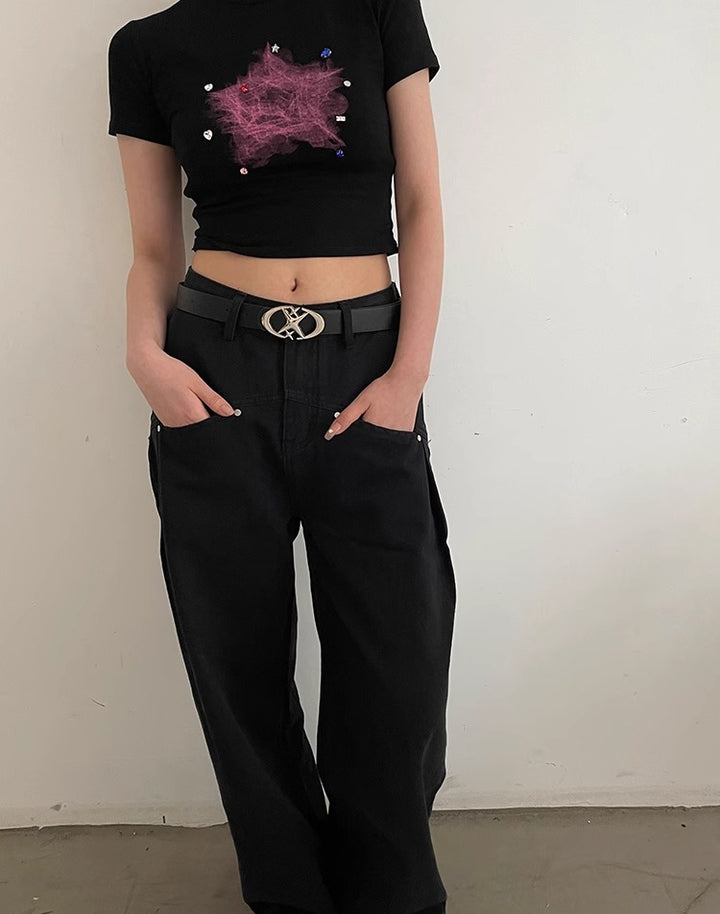 y2k-kawaii-fashion-Y2K Buckle Belt-Pinky Dollz