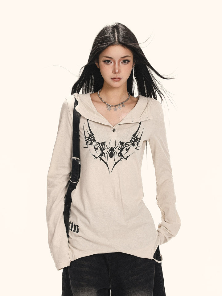 y2k-kawaii-fashion-Y2K Hooded Top-Pinky Dollz