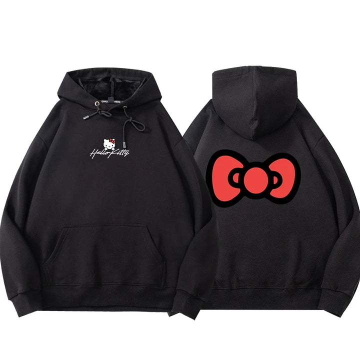 y2k-kawaii-fashion-Classic Hello Kitty Hoodie-Pinky Dollz