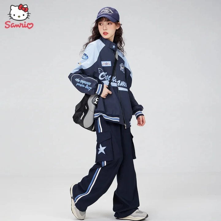 y2k-kawaii-fashion-Cinnamoroll Biker Jacket-Pinky Dollz