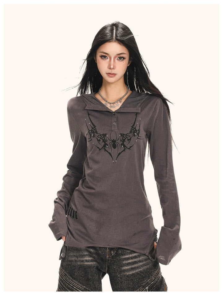 y2k-kawaii-fashion-Y2K Hooded Top-Pinky Dollz