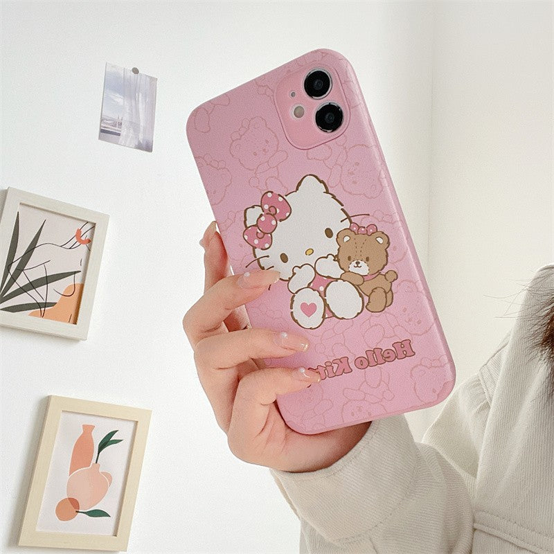 y2k-kawaii-fashion-Hello Kitty iPhone Case-iPhone 13 Mini - B-Pinky Dollz