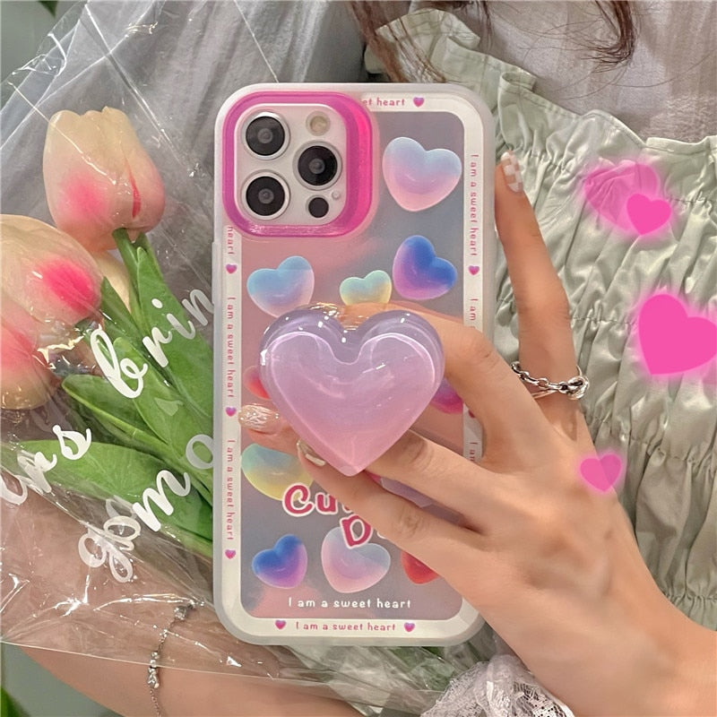 y2k-kawaii-fashion-Rainbow Heart Bobble iPhone Case-iPhone 7 Plus-Pinky Dollz