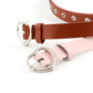y2k-kawaii-fashion-Y2K Heart Belt with Chain--Pinky Dollz