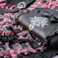y2k-kawaii-fashion-Black Frill Bow Bag-Black-Pinky Dollz