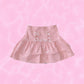 y2k-kawaii-fashion-Ribbon Layer Skirt--Pinky Dollz