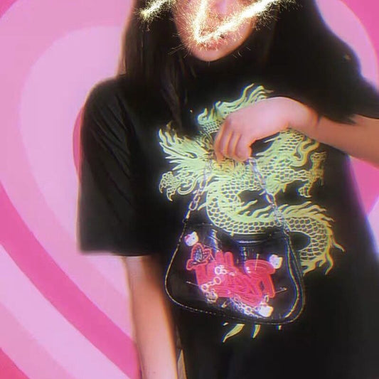 y2k-kawaii-fashion-Y2K Pop Punk Bag--Pinky Dollz