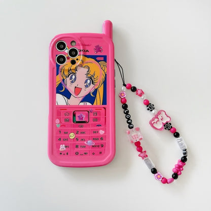 y2k-kawaii-fashion-Sailor Moon iPhone Case-iPhone X-Pink-Pinky Dollz