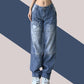 y2k-kawaii-fashion-90s Baggy Jeans--Pinky Dollz