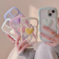 y2k-kawaii-fashion-Candy Love Heart Wave iPhone Case--Pinky Dollz