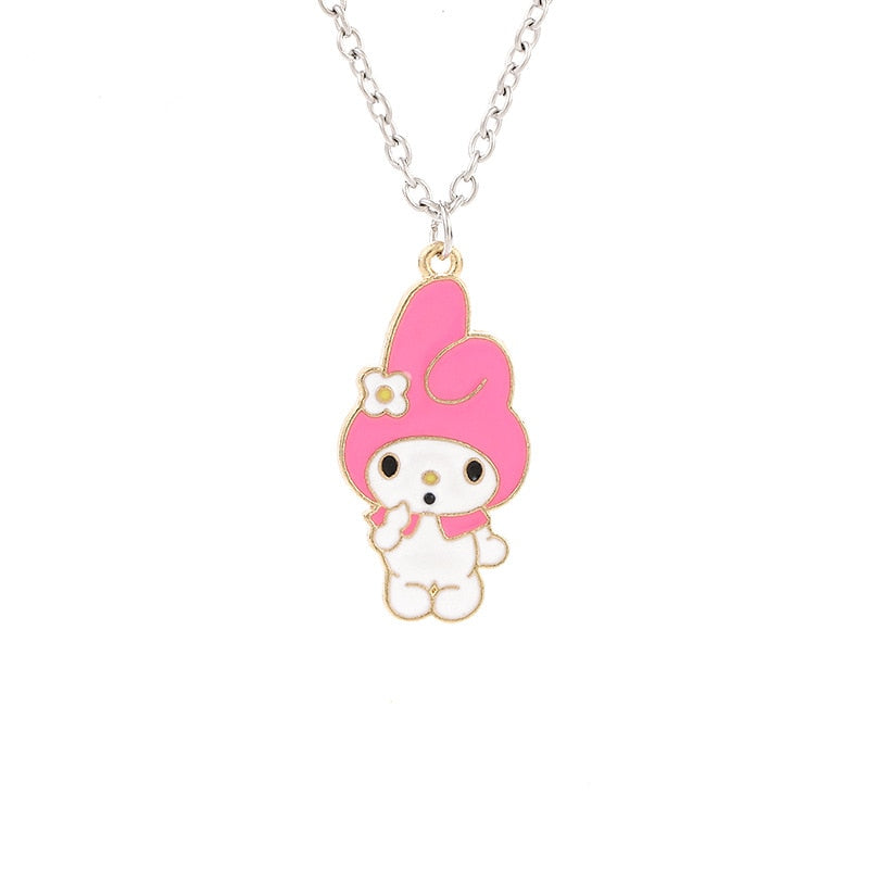 y2k-kawaii-fashion-Sanrio Necklaces--Pinky Dollz