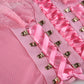 y2k-kawaii-fashion-Pink Lace Bustier Top--Pinky Dollz
