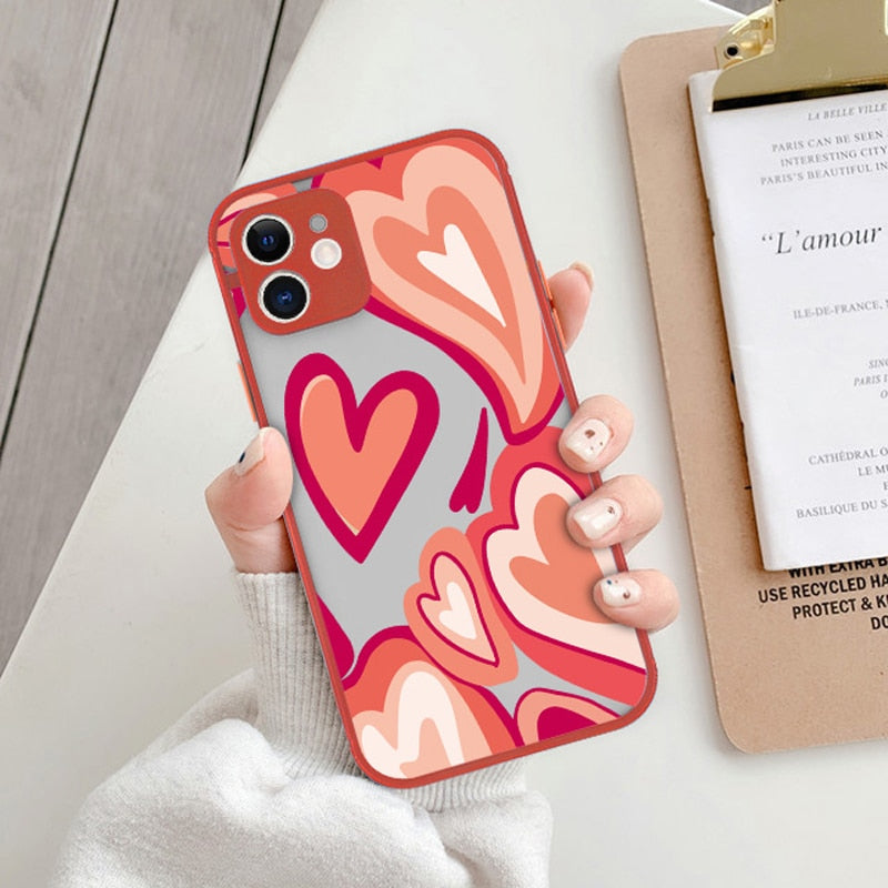 y2k-kawaii-fashion-Matte Love Heart iPhone Case-For iPhone 7-T5-Pinky Dollz