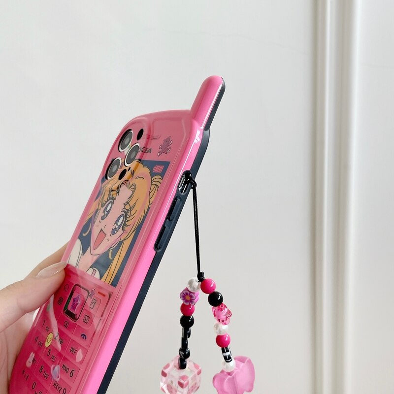 y2k-kawaii-fashion-Sailor Moon iPhone Case--Pinky Dollz