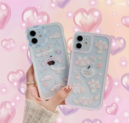 y2k-kawaii-fashion-Cinnamoroll iPhone Case--Pinky Dollz