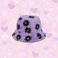 y2k-kawaii-fashion-Fluffy Daisy Bucket Hat--Pinky Dollz