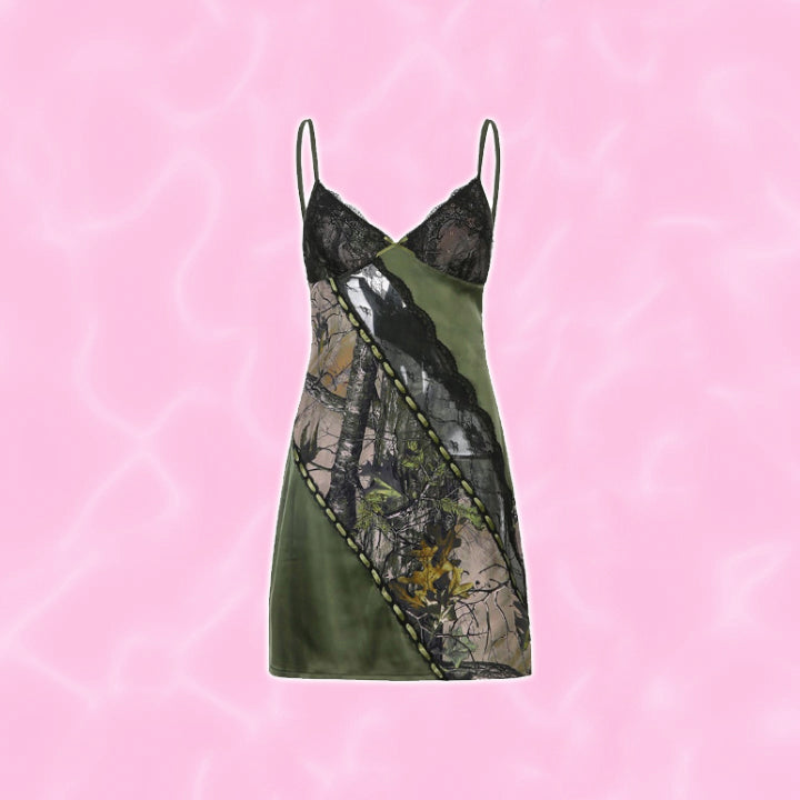 y2k-kawaii-fashion-Lace Patchwork Slip Dress--Pinky Dollz