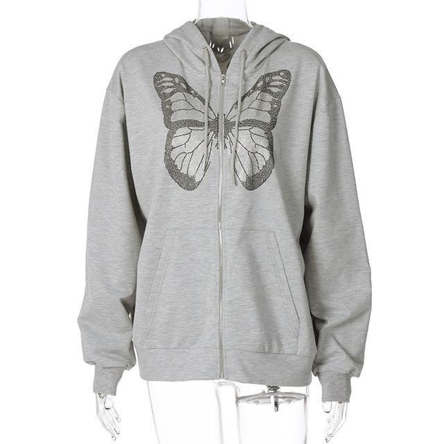 y2k-kawaii-fashion-Butterfly Hoodie--Pinky Dollz