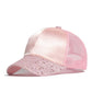 y2k-kawaii-fashion-Glitter Baseball Cap-Pink-Pinky Dollz