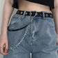 y2k-kawaii-fashion-Y2K Heart Belt with Chain--Pinky Dollz
