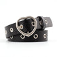 y2k-kawaii-fashion-Y2K Heart Belt with Chain-Black-100cm-Pinky Dollz