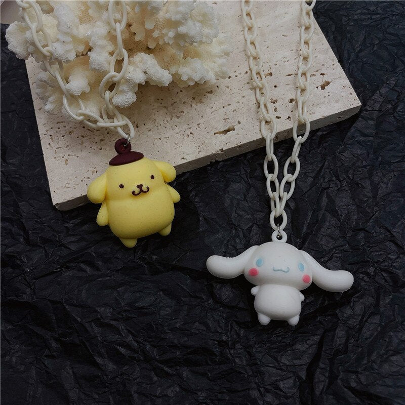 y2k-kawaii-fashion-Hello Kitty Friendship Necklace--Pinky Dollz