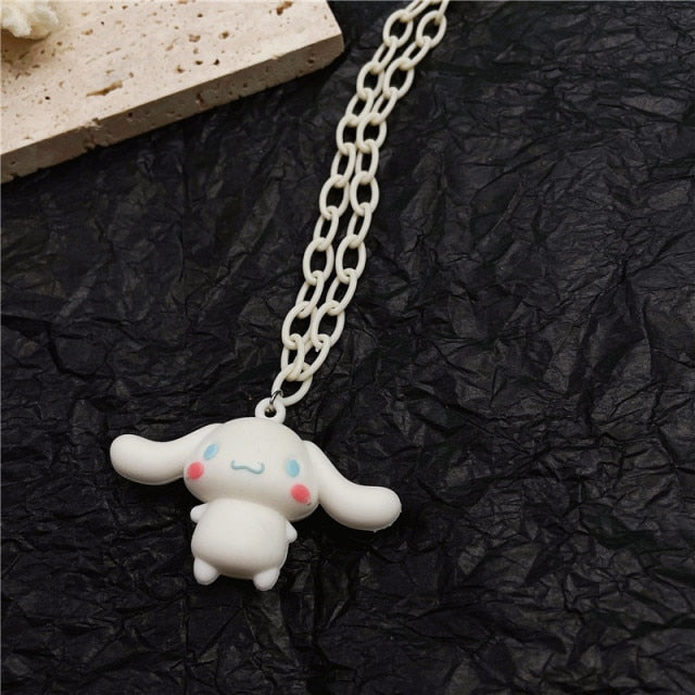 y2k-kawaii-fashion-Hello Kitty Friendship Necklace-Cinnamoroll-Pinky Dollz