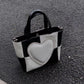 y2k-kawaii-fashion-Checkerboard Heart Bag--Pinky Dollz