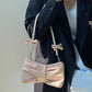 y2k-kawaii-fashion-Duo Bow Pearl Chain Bag--Pinky Dollz