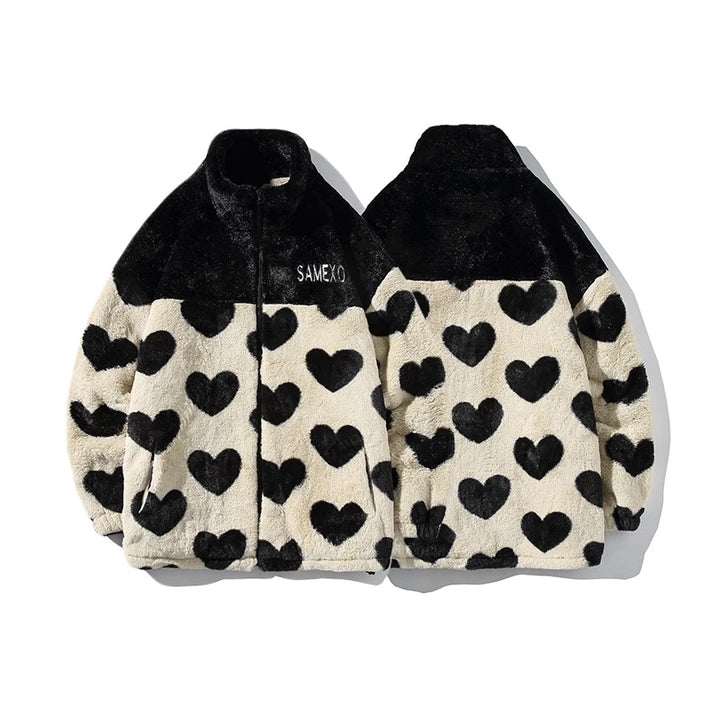 y2k-kawaii-fashion-Cosy Heart Jacket--Pinky Dollz